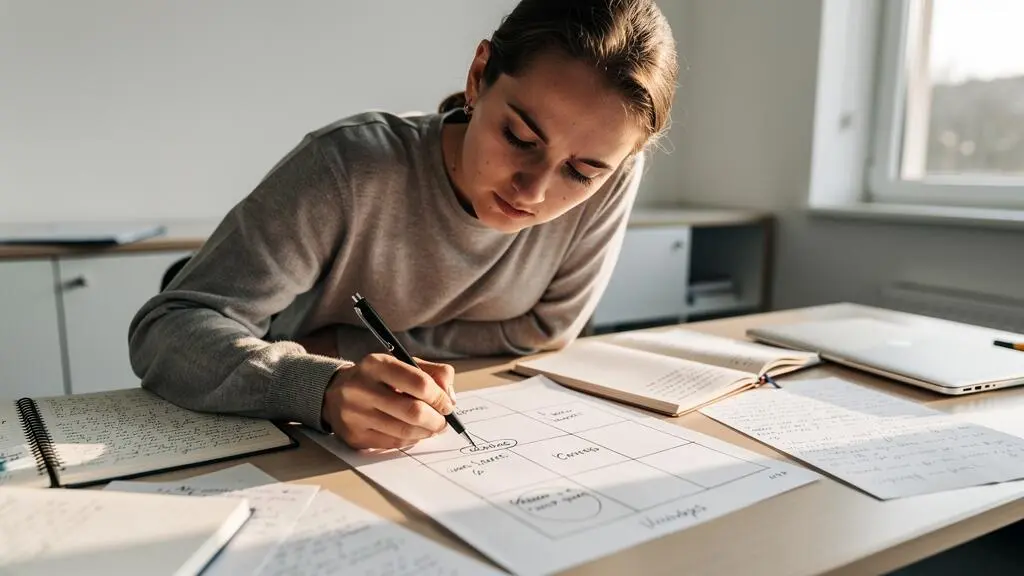 Étudiant réfléchissant à son profil pour choisir le bon dispositif d'étude.